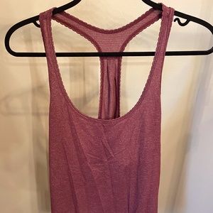 Maroon Lululemon racer back tank top
